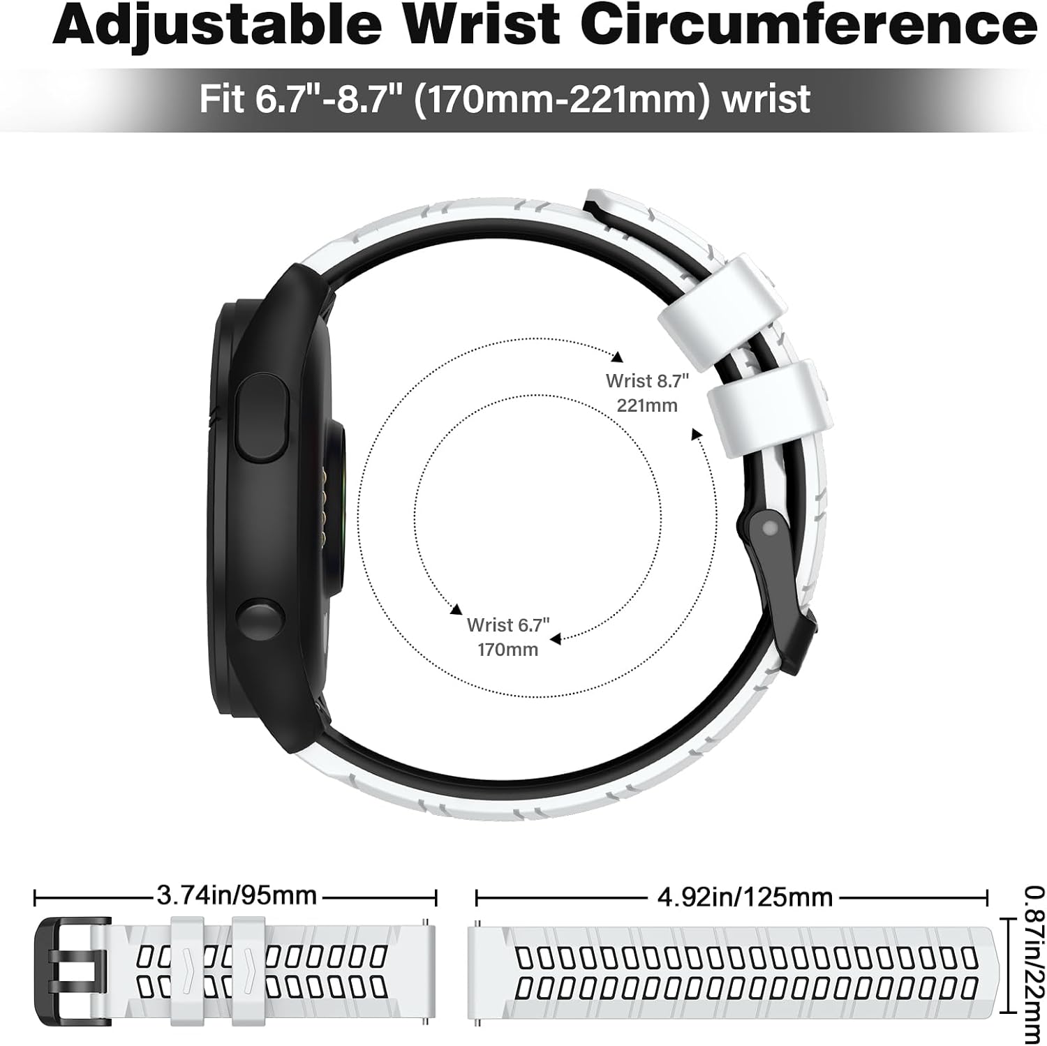 Thumbnail 4 de OVERSTEP Strap 22mm Quick Release