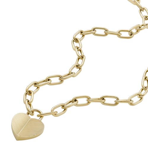 Thumbnail 2 de Fossil Harlow collar acero inoxidable dorado 2024