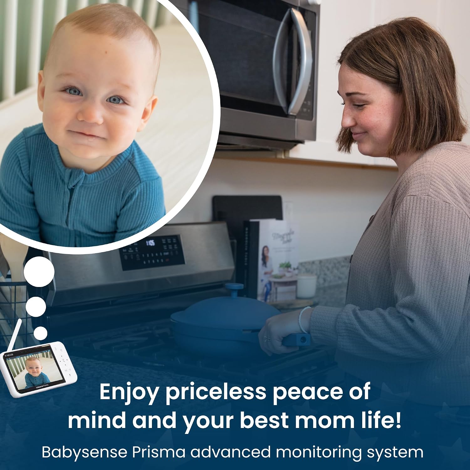Thumbnail 5 de Babysense Prisma 5” HD video baby monitor