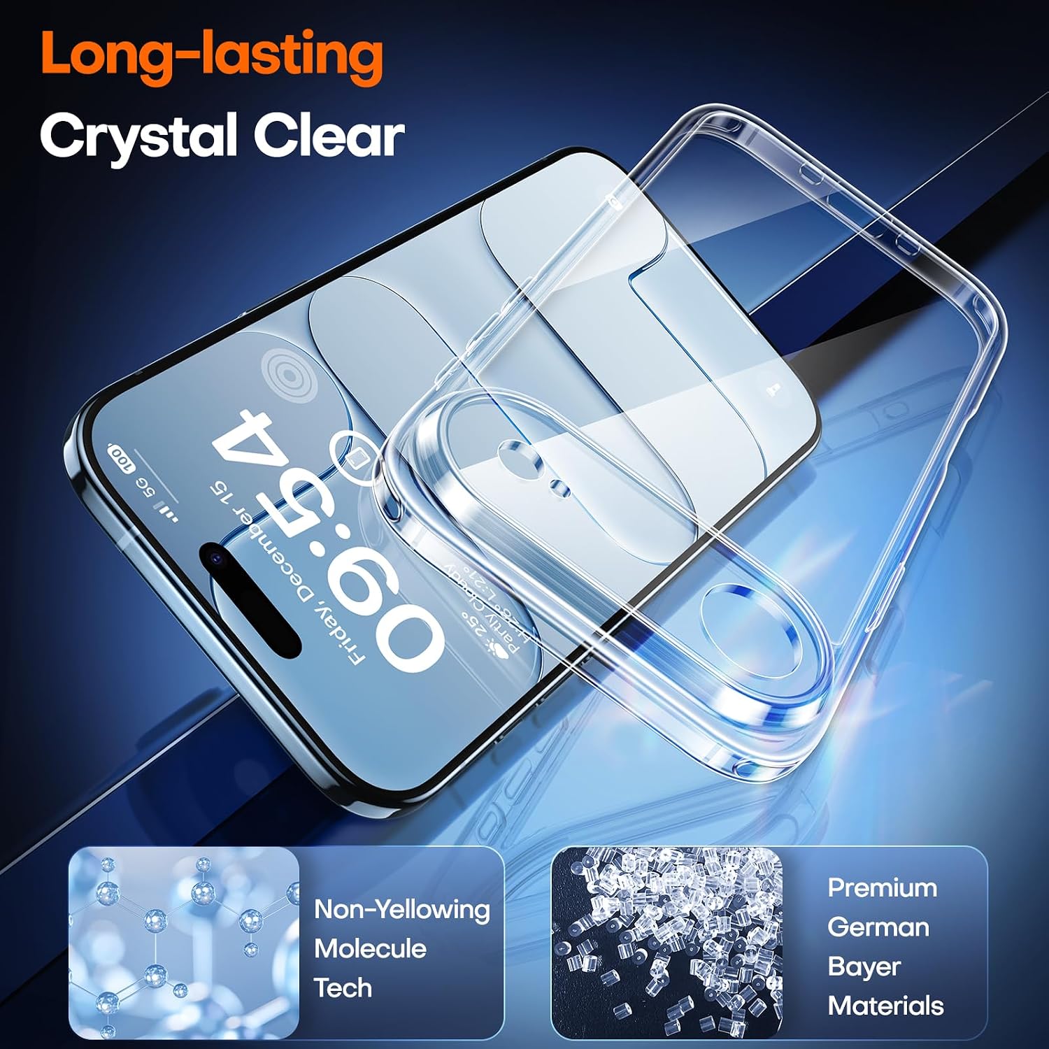 Detalle de TAURI for iPhone Air Case Clear 0.04
