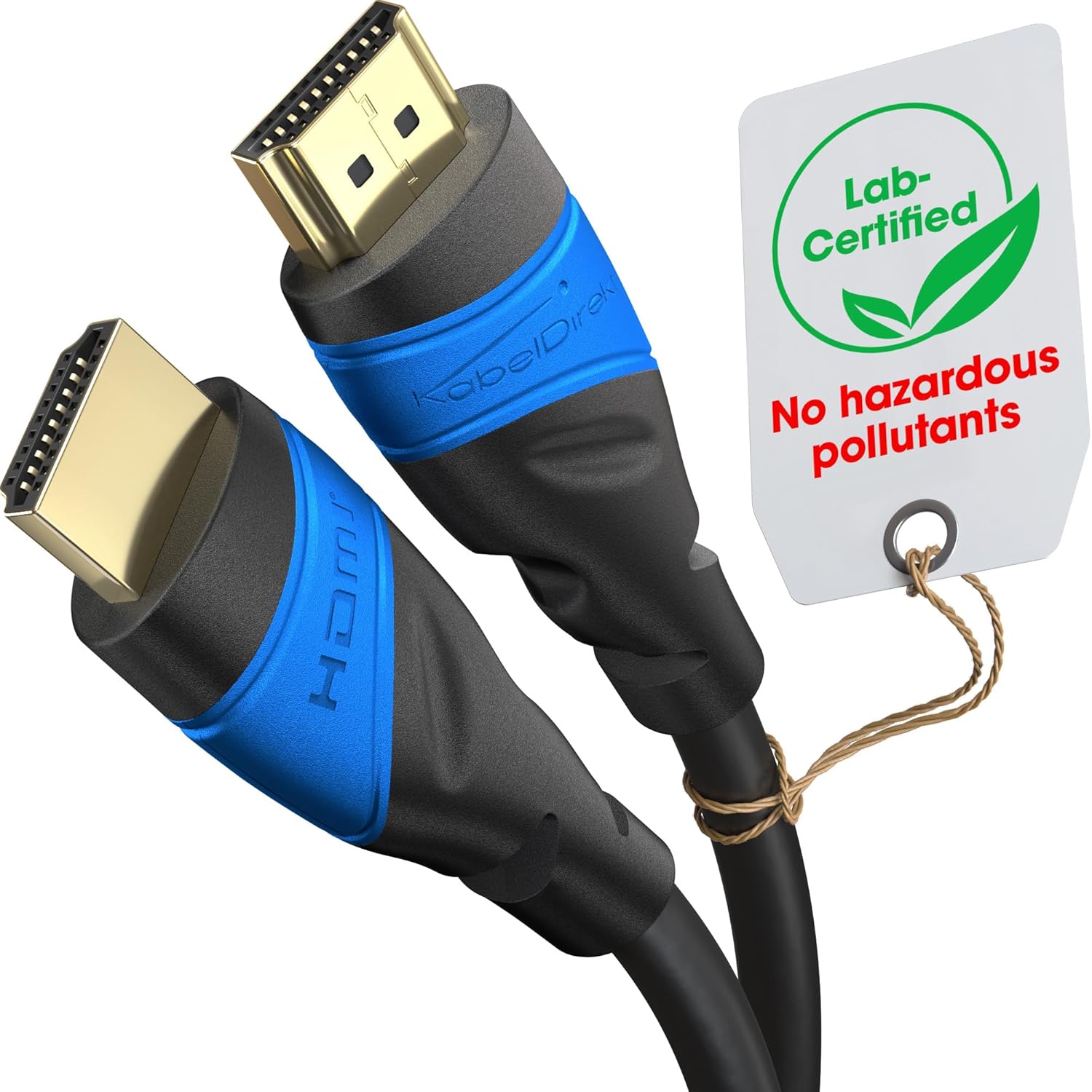 Detalle de KabelDirekt 8K & 4K HDMI Kabel – 4 m – Entwickelt in Deutschland