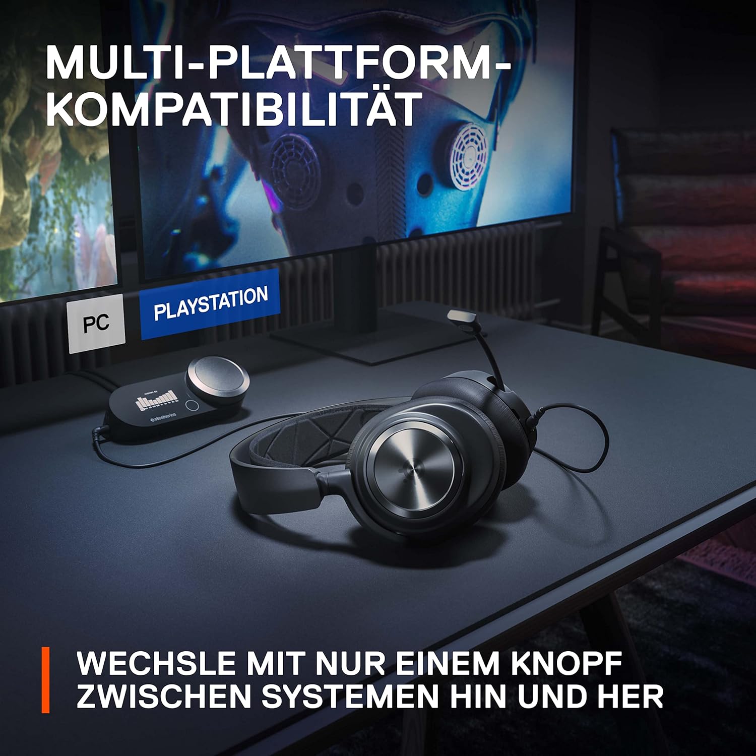 Thumbnail 5 de SteelSeries Arctis Nova Pro Multi-System Gaming-Headset mit GameDAC Gen 2 & ClearCast Gen 2 Mikrofon