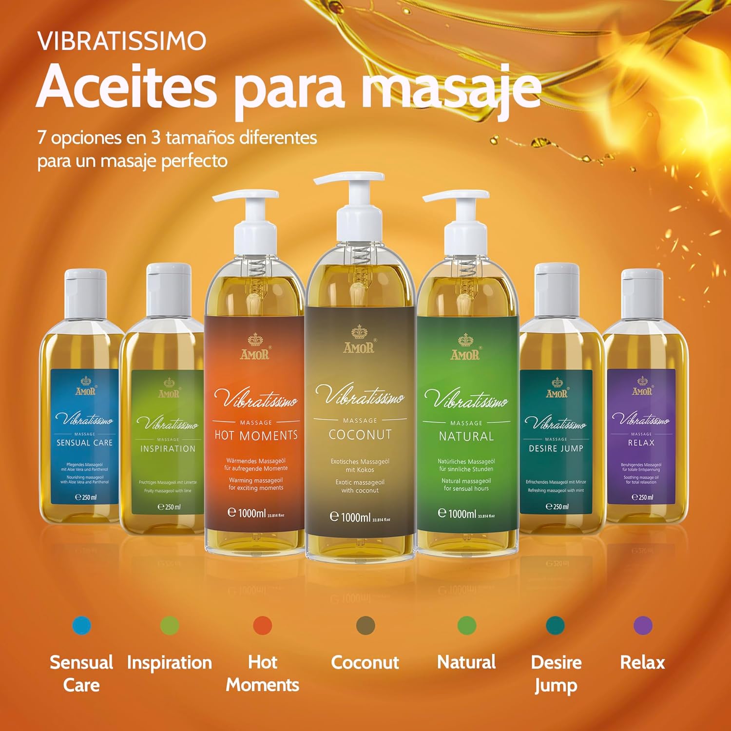 Thumbnail 5 de Vibratissimo Hot Moments Aceite de Masaje Cálido y Relajante