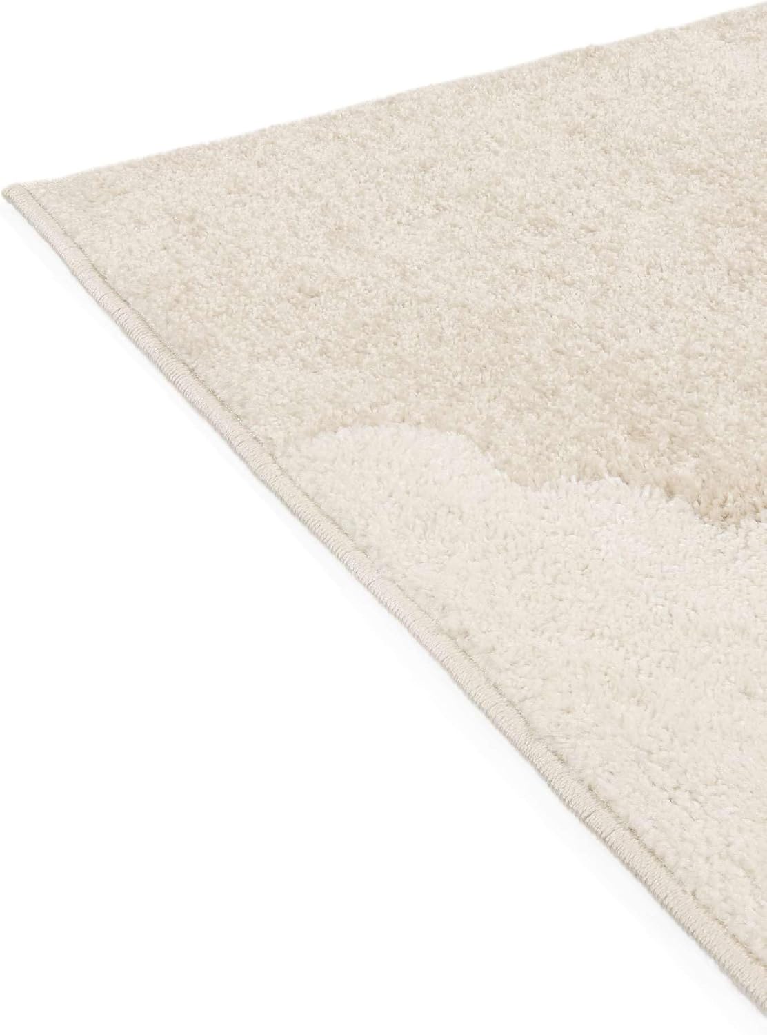 Detalle de RugVista Balloon Ride kids’ rug, 160 x 230 cm, beige and pink