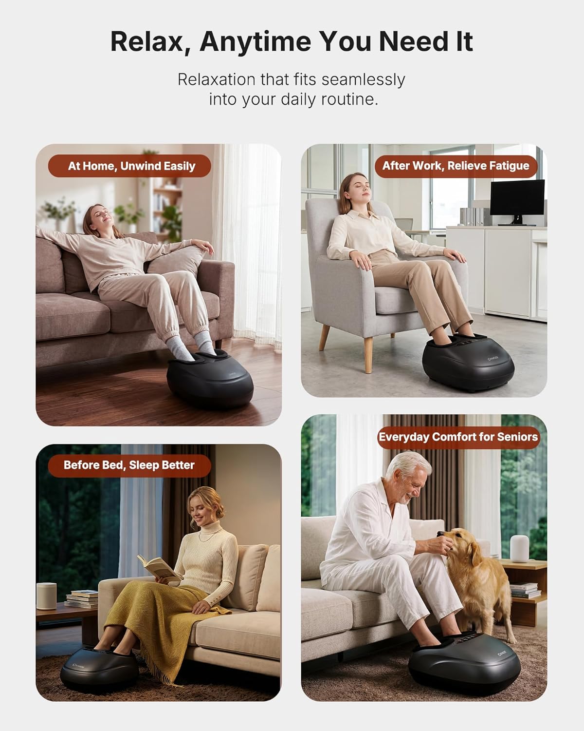 Thumbnail 6 de KNQZE Foot Massager with Heat and Compression