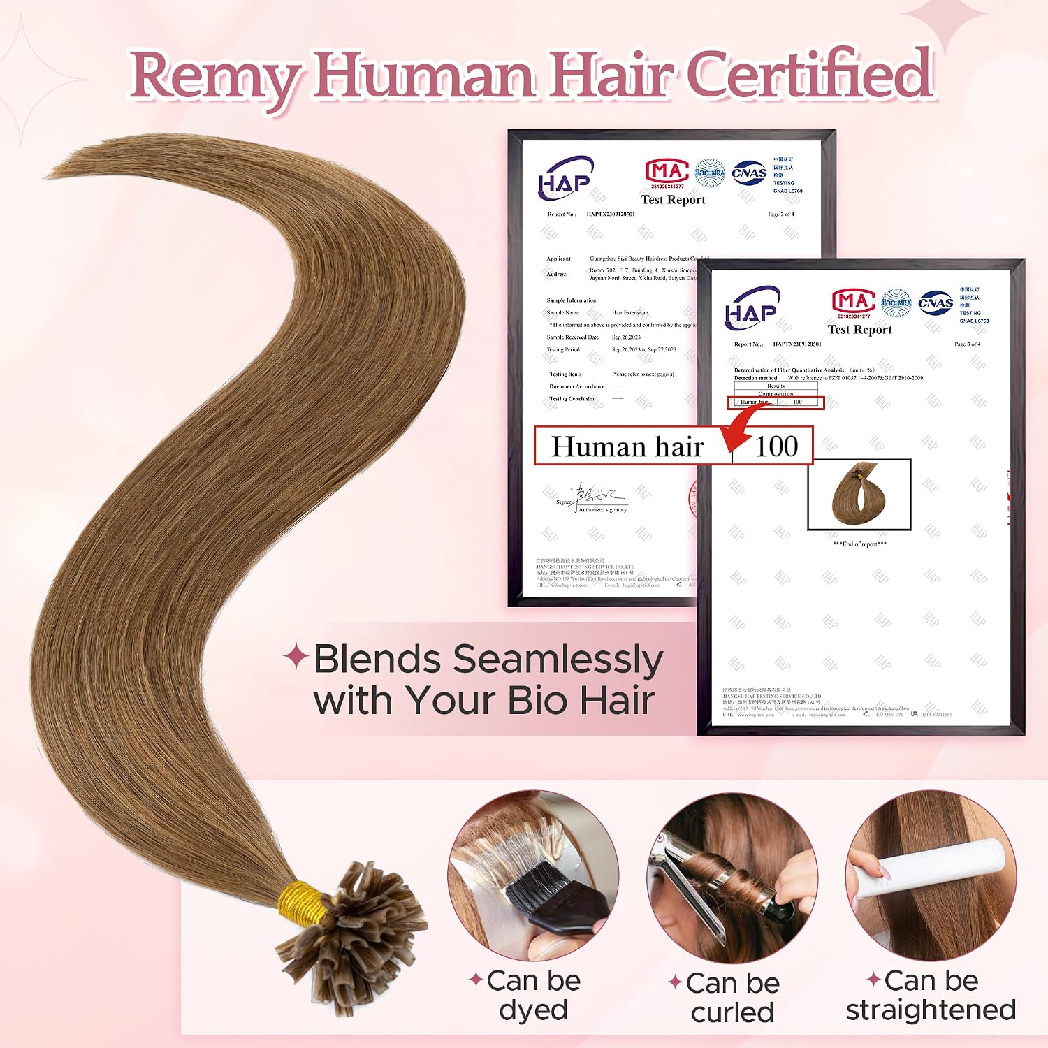 Thumbnail 4 de SEGO Extension Capelli Veri Cheratina 45 cm – 25 ciocche Remy U-Tip Invisibili