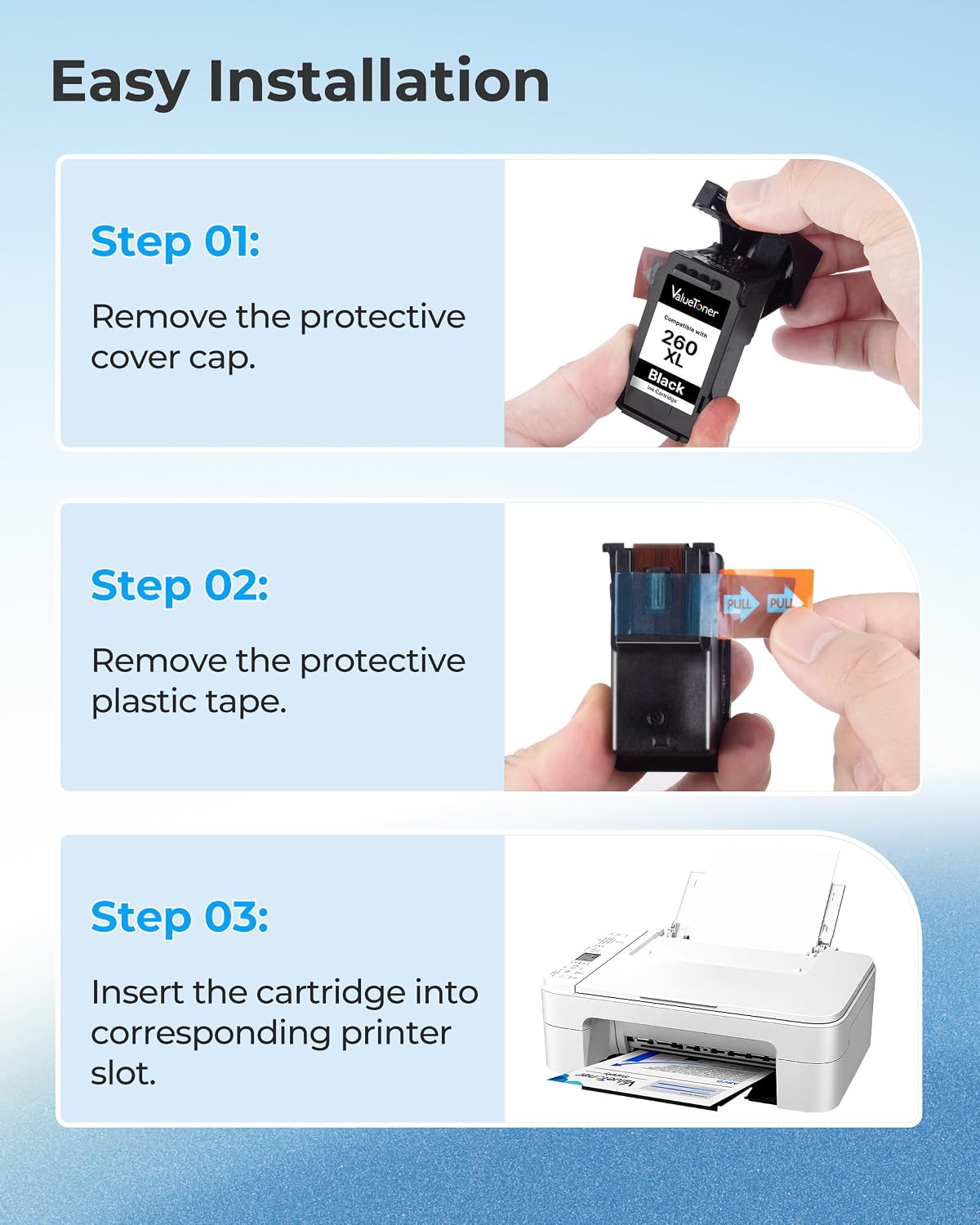 Thumbnail 4 de Valuetoner ink cartridges 260XL