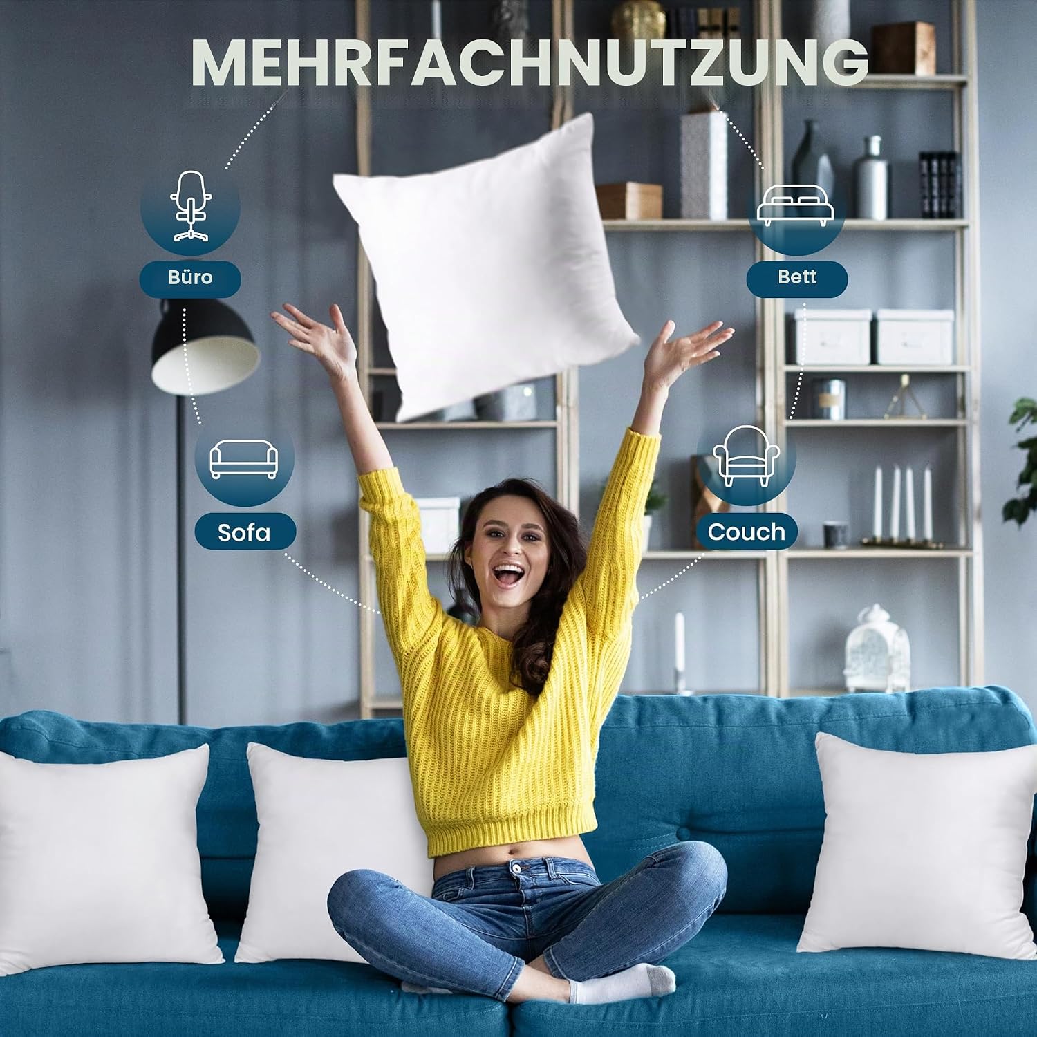 Thumbnail 6 de Utopia Bedding Kissenfüllung 40 x 40 cm 🛋