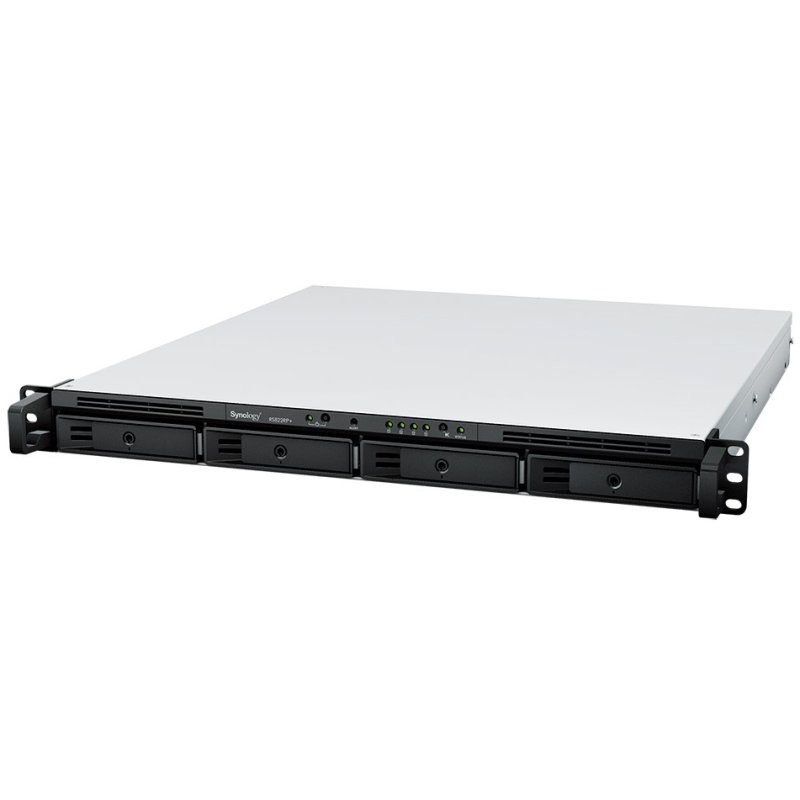 Detalle de Synology RackStation RS822RP+ con AMD Ryzen V1500B (4 bahías, 2 GB RAM) para SMB