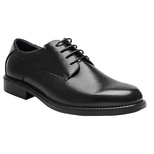 Detalle 2 de Bruno Marc Downing-02: Zapatos Oxford de vestir para hombre, color negro, talla 42