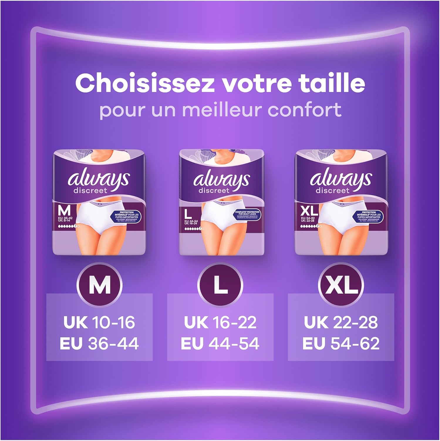 Thumbnail 6 de Always Discreet Culottes incontinence 40