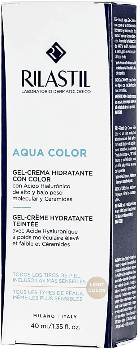 Detalle 1 de Rilastil Aqua Gel Crema Colorata 40 ml