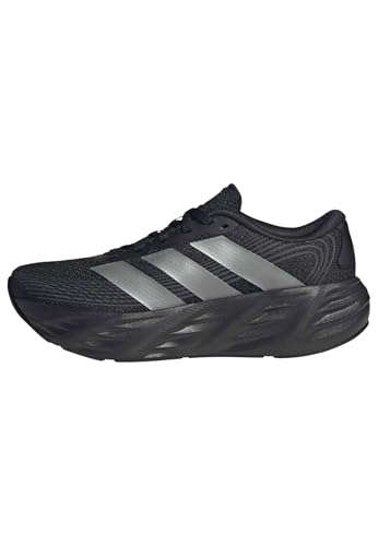 Detalle de adidas Mujer Galaxy 8 Running Shoes: comodidad con CLOUDFOAM para entrenos diarios (Core Black/Iron Met./Carbon, 39 1/3 EU)