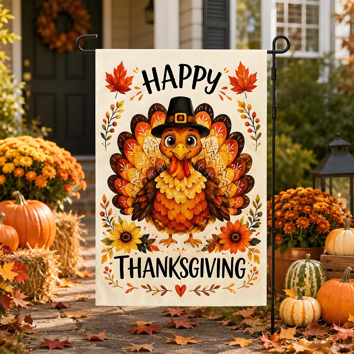 Detalle de Thanksgiving Garden Flag 12 x 18 Inches