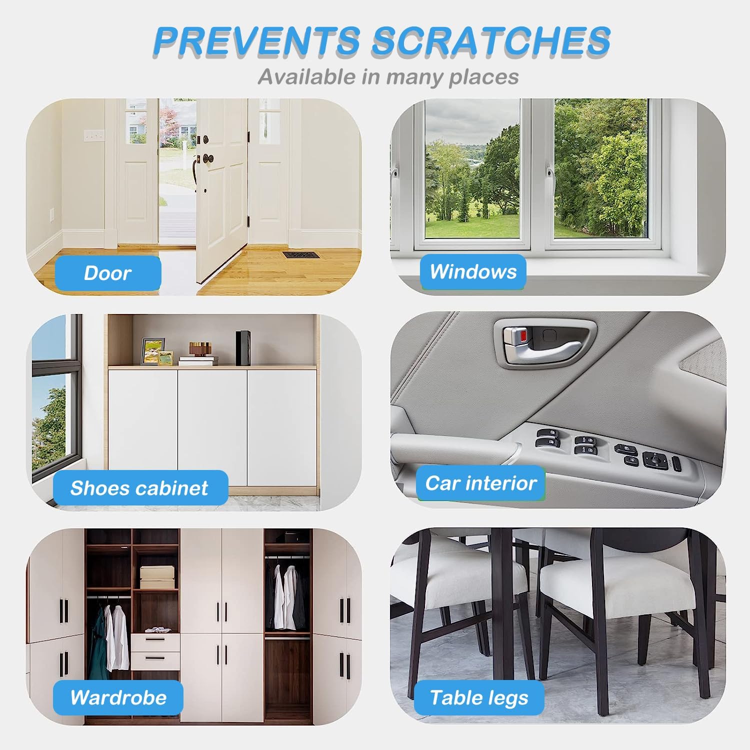 Thumbnail 5 de Cat Scratch Furniture Protector 12 Pack anti-scratch tape 🐾