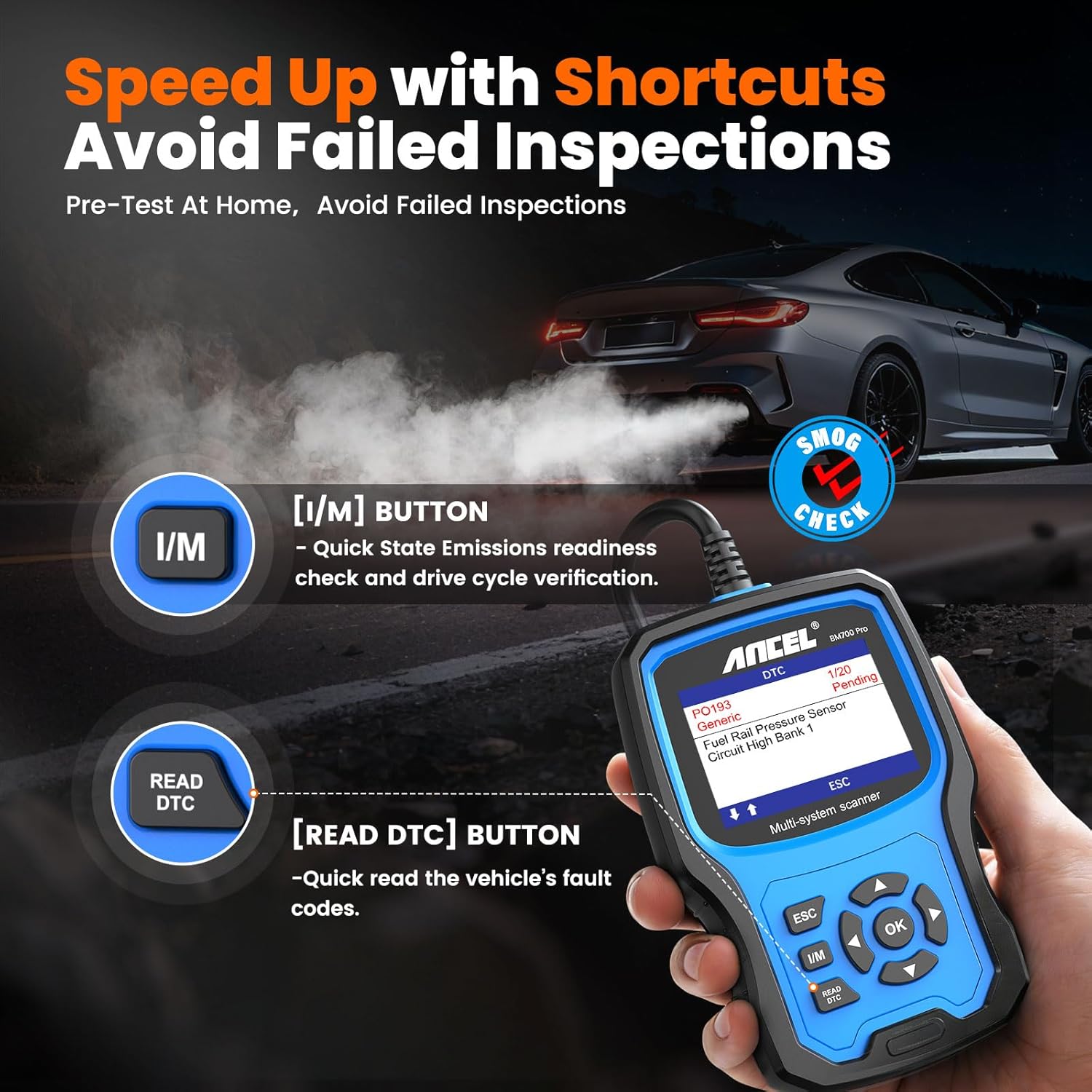 Thumbnail 6 de ANCEL BM700 PRO BMW diagnostic scanner 1-tool