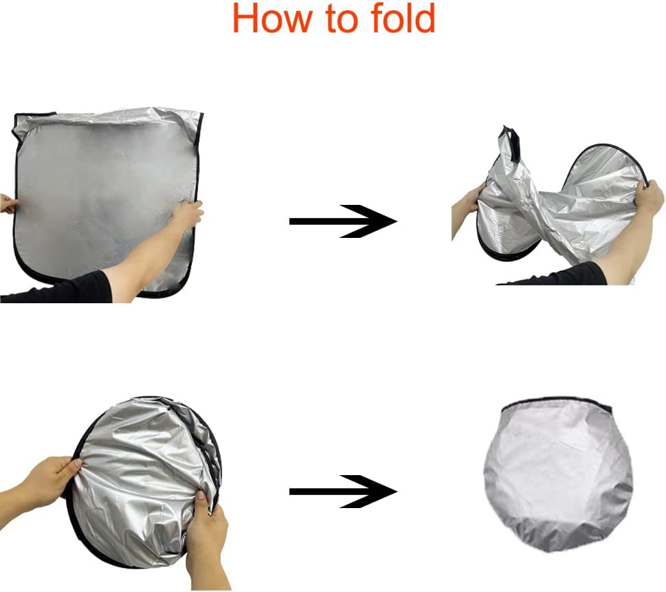 Thumbnail 3 de Parasole Auto per Parabrezza Anteriore Protezione UV Visiera Pieghevole – PAWARSO, 142 × 80