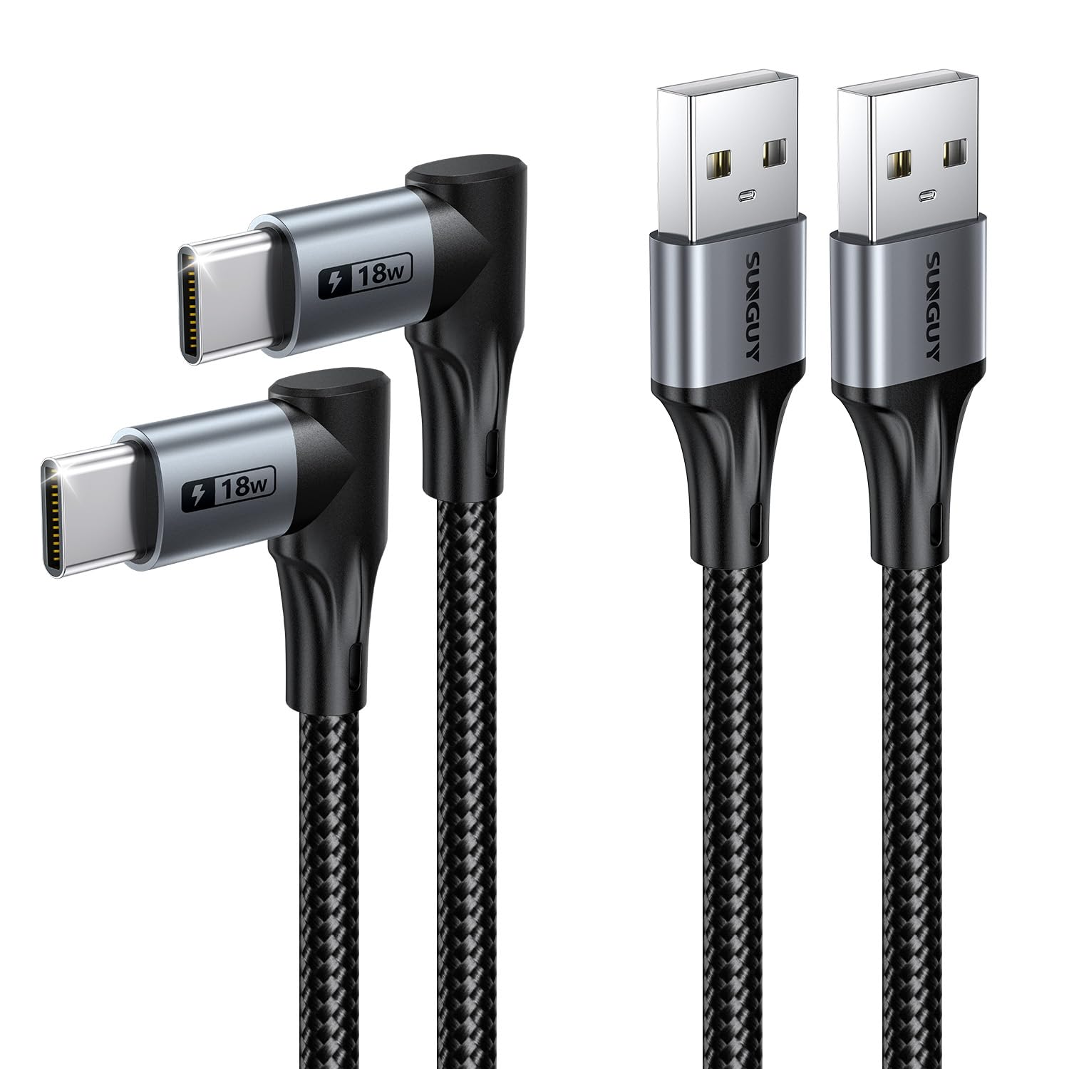 Detalle de SUNGUY câbles USB C 0,3 m 🔌