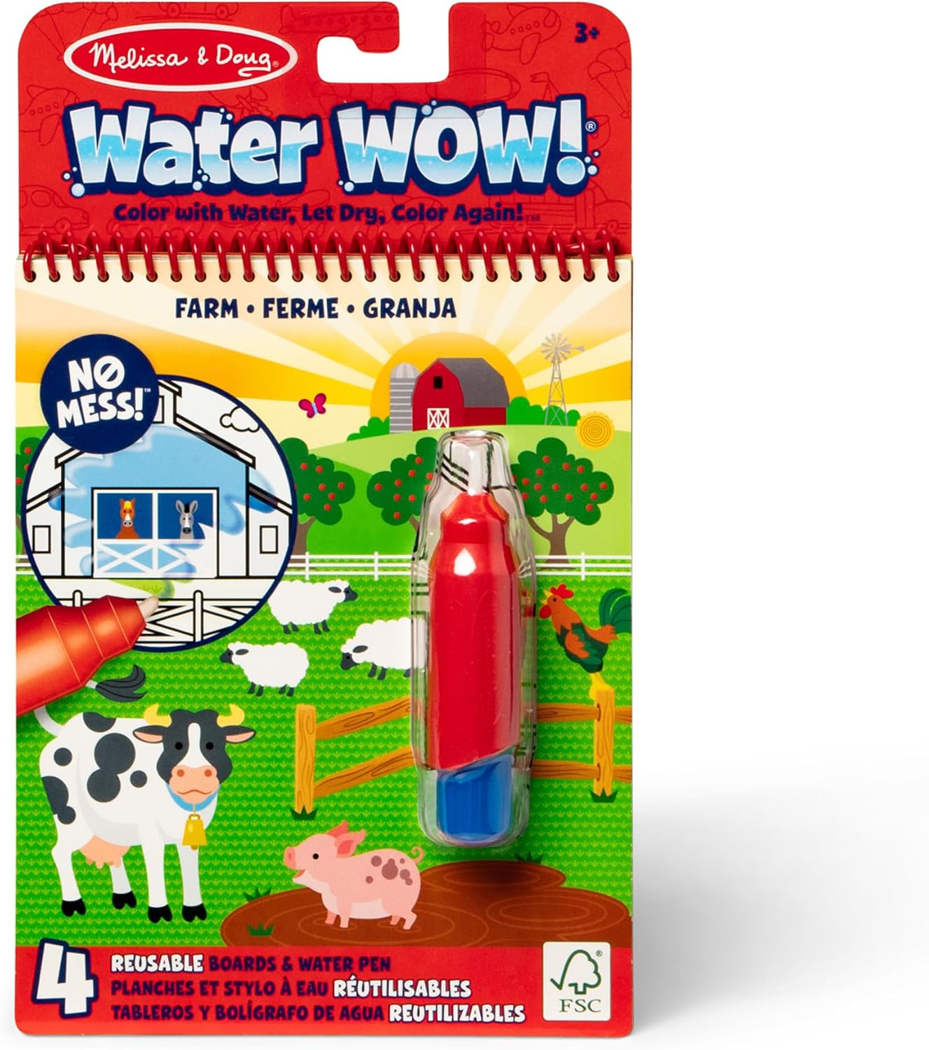 Detalle de Melissa & Doug Water Wow On The Farm