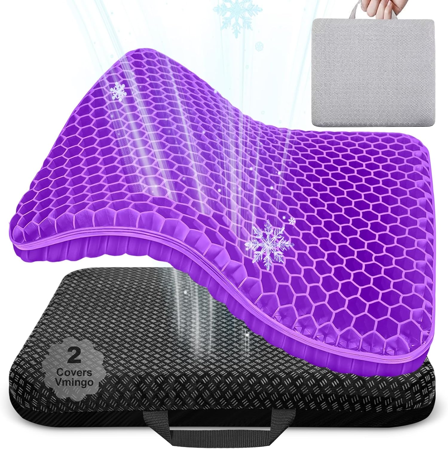 Thumbnail 6 de Vmingo Gel Seat Cushion ergonomic support for chair
