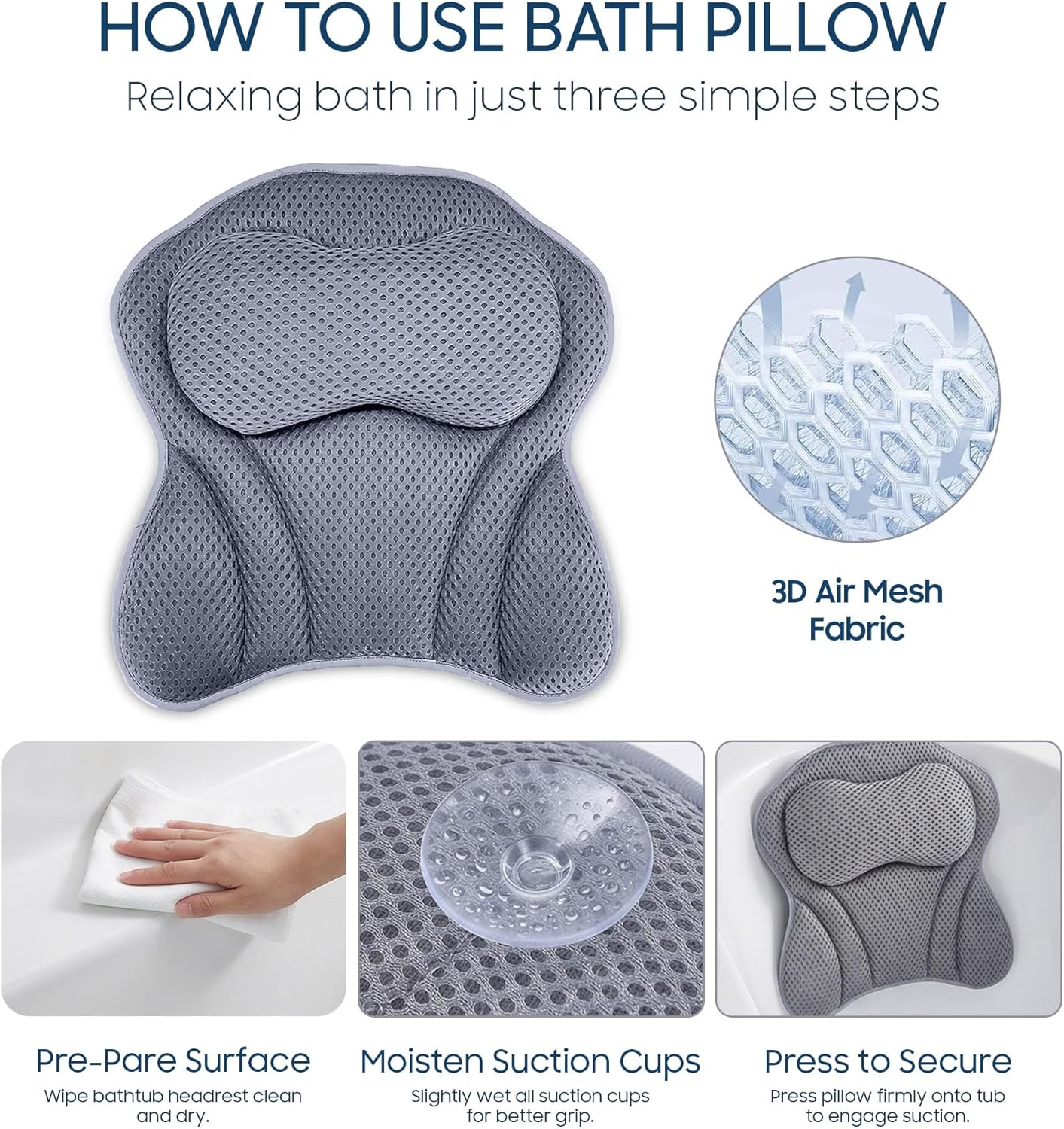 Thumbnail 6 de ADOV Luxury Bath Pillow