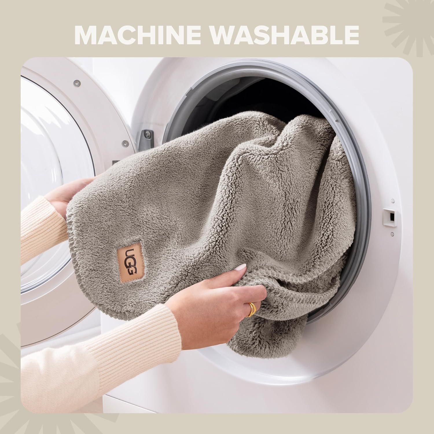 Thumbnail 6 de UGG Whitecap Plush Throw Blanket 50" × 70"