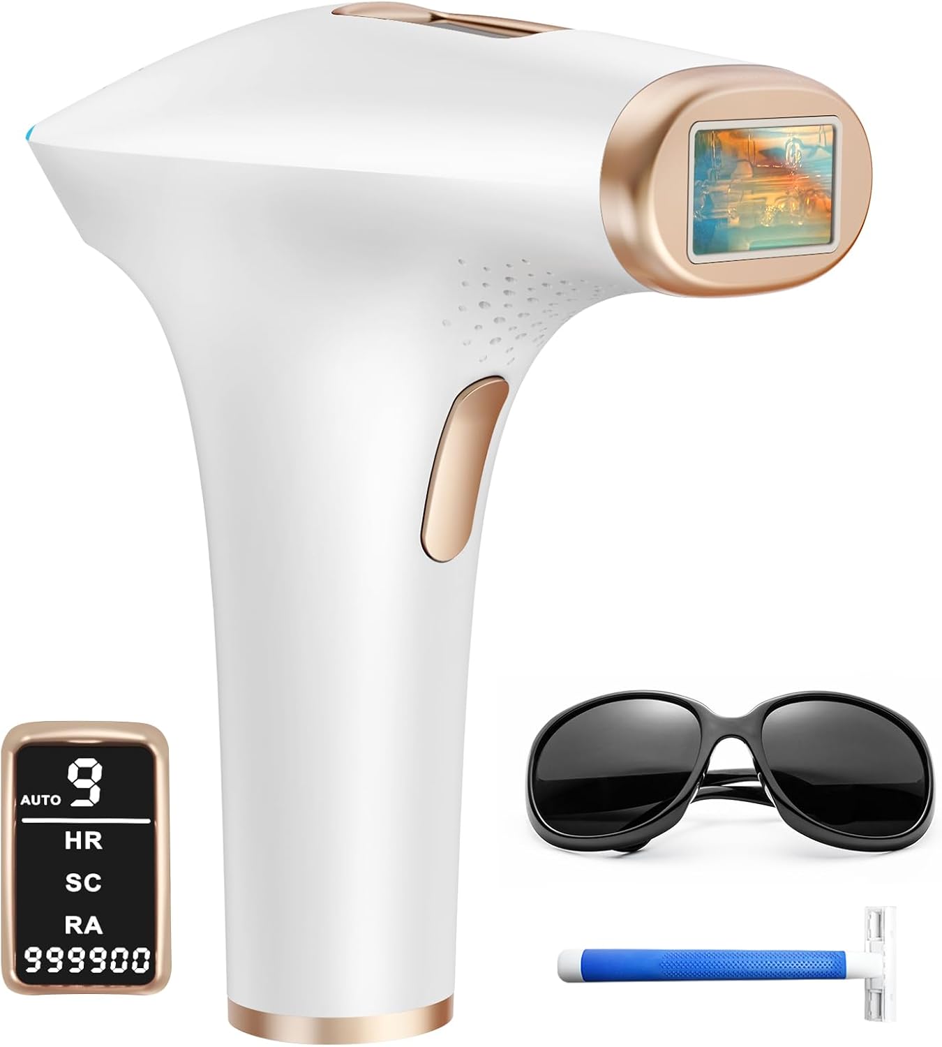 Detalle de Haarlosy IPL Laser Hair Removal Device 3-in-1 for Home Use — 9 Levels, 999,900 Flashes