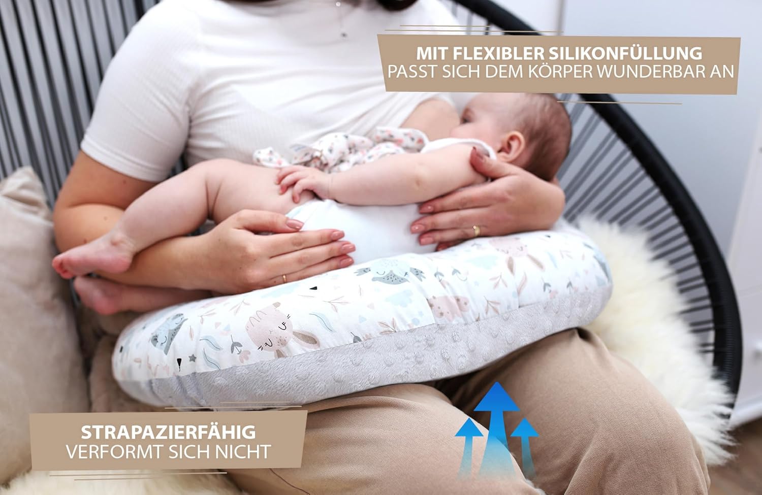 Thumbnail 4 de Totsy Baby Cojín Lactancia y Embarazo 🍼 130 cm