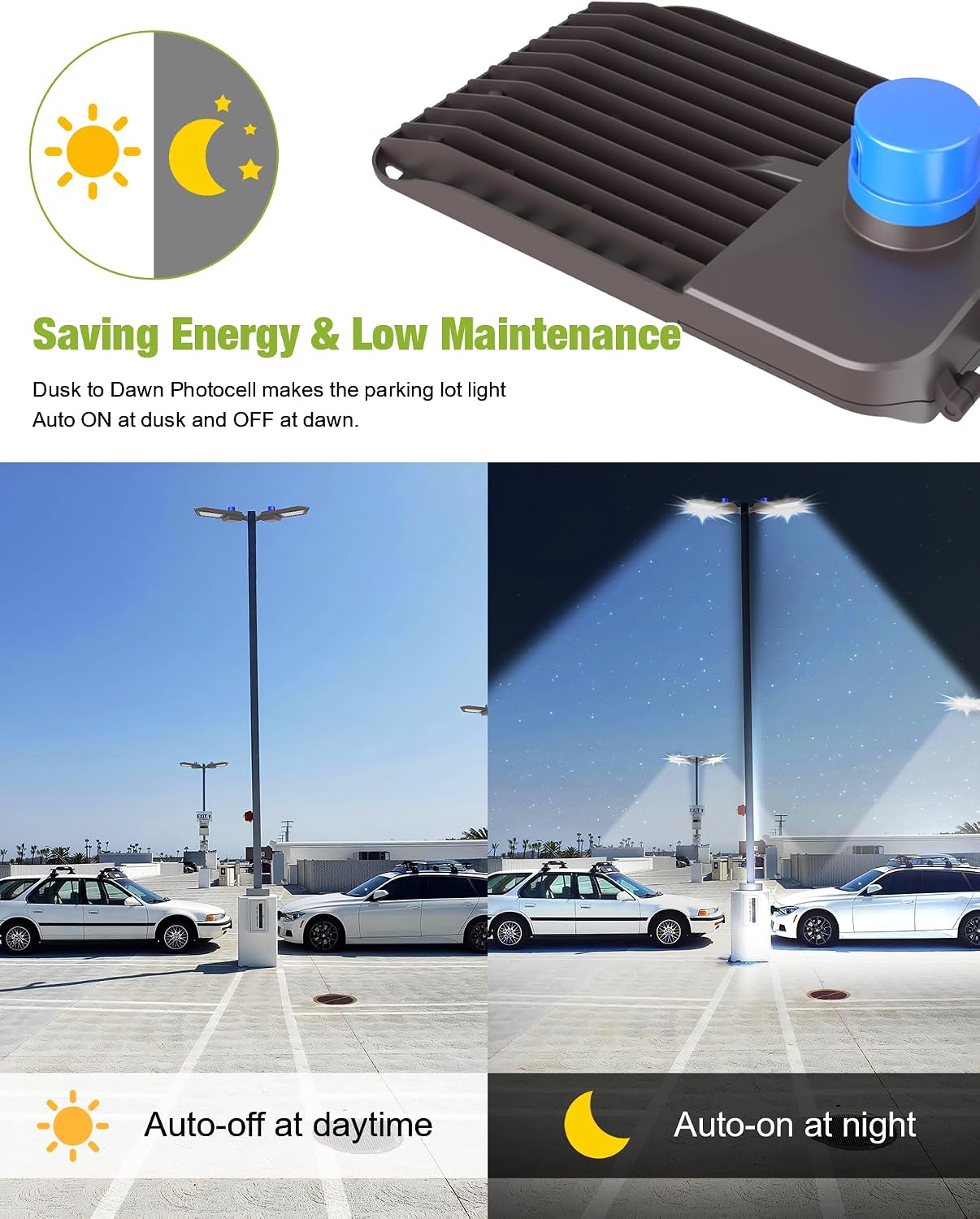 Detalle de YXL LED Parking Lot Light 200W