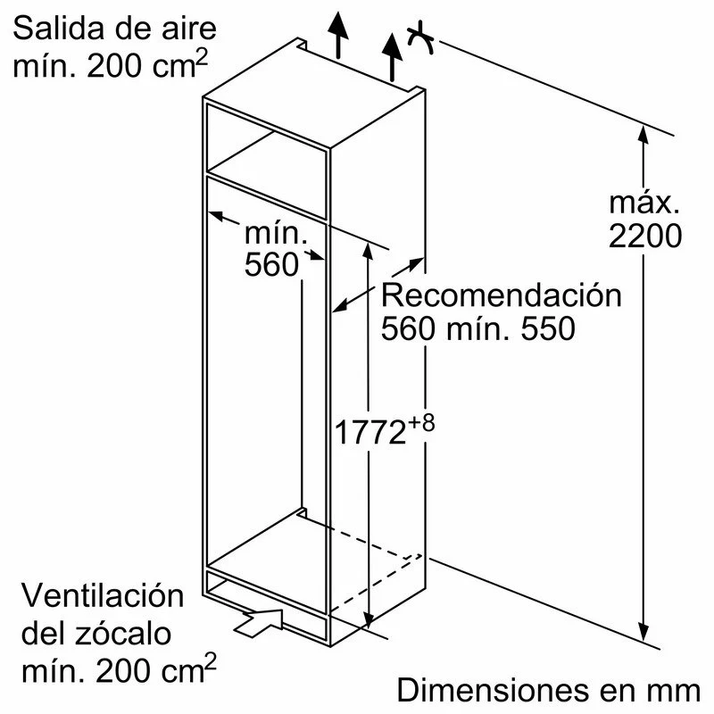 Thumbnail 2 de Bosch KIR81ADD0 frigorífico integrable 1 puerta 📦