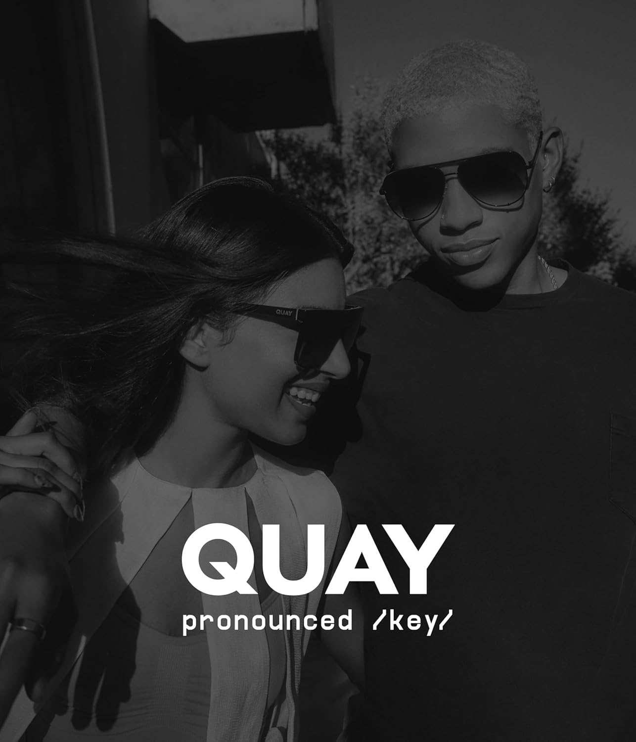 Detalle de Quay Sunglasses Square Lenses UV Protection 🕶