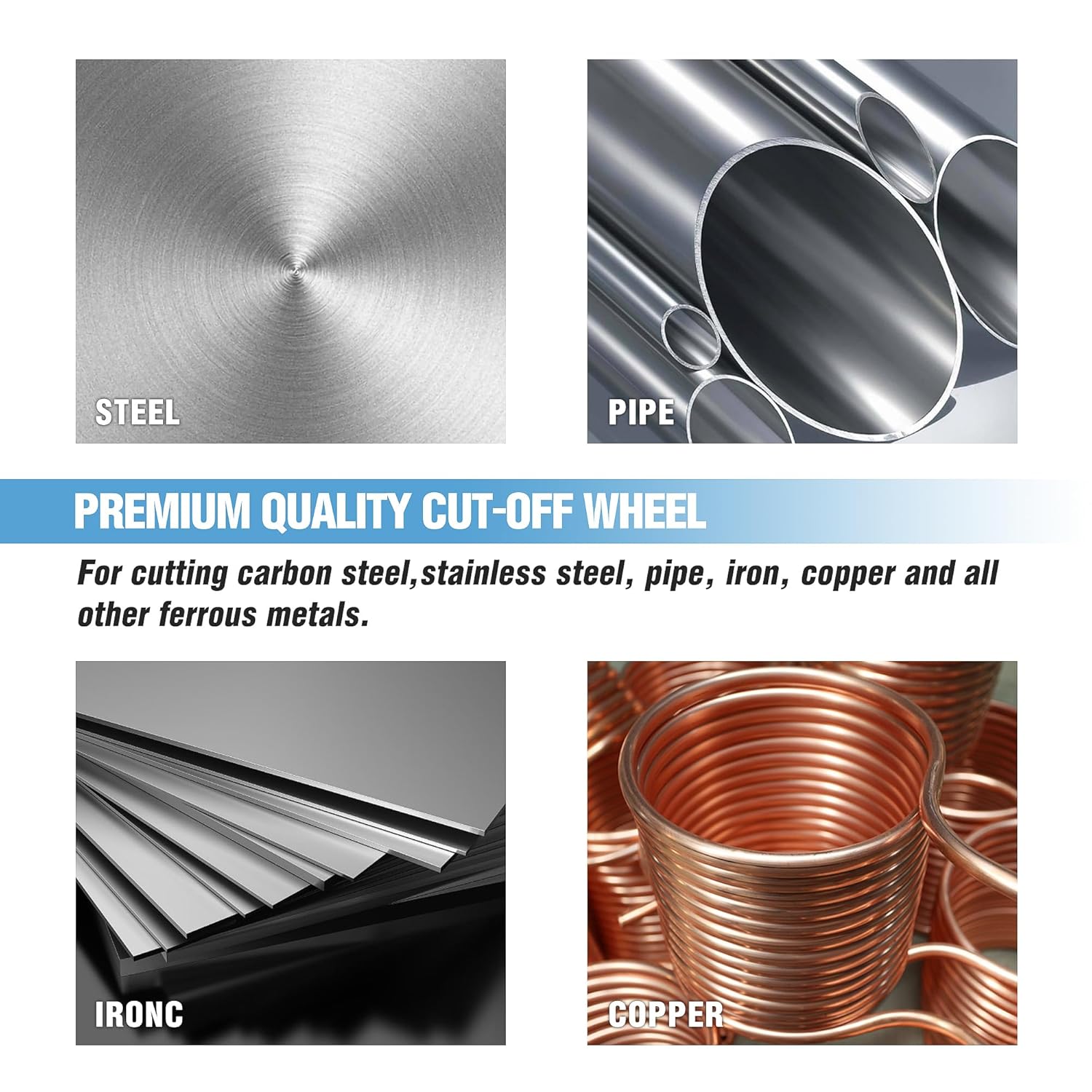 Thumbnail 5 de Selead 25 PCS 125mm Metal & Stainless Cutting Discs (1.0mm) for Angle Grinders