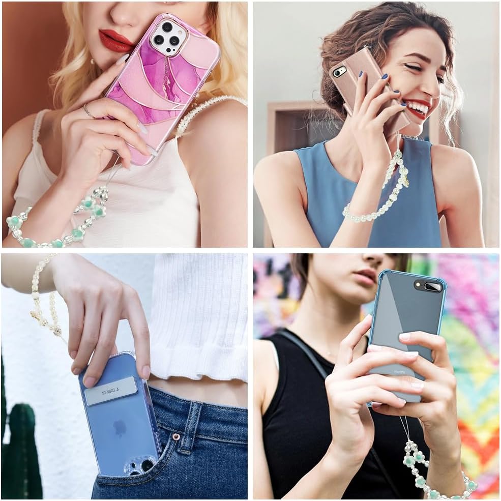 Thumbnail 6 de OFFCUP Portable Phone Strap Set of 4 with Natural Crystal Beads