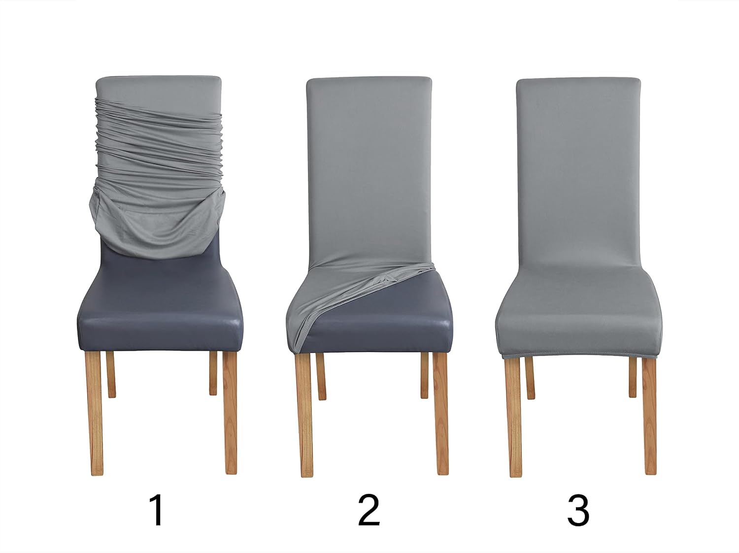 Thumbnail 5 de Amazon Basics Stretch Dining Chair Covers 6-pack
