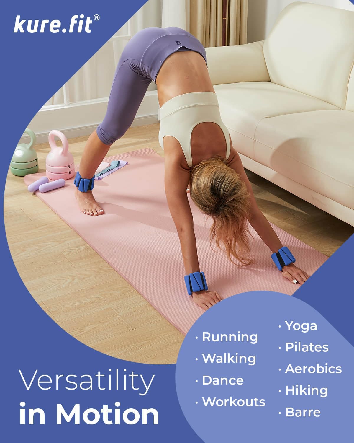 Thumbnail 4 de Wrist and Ankle Weights, 1 lb Each