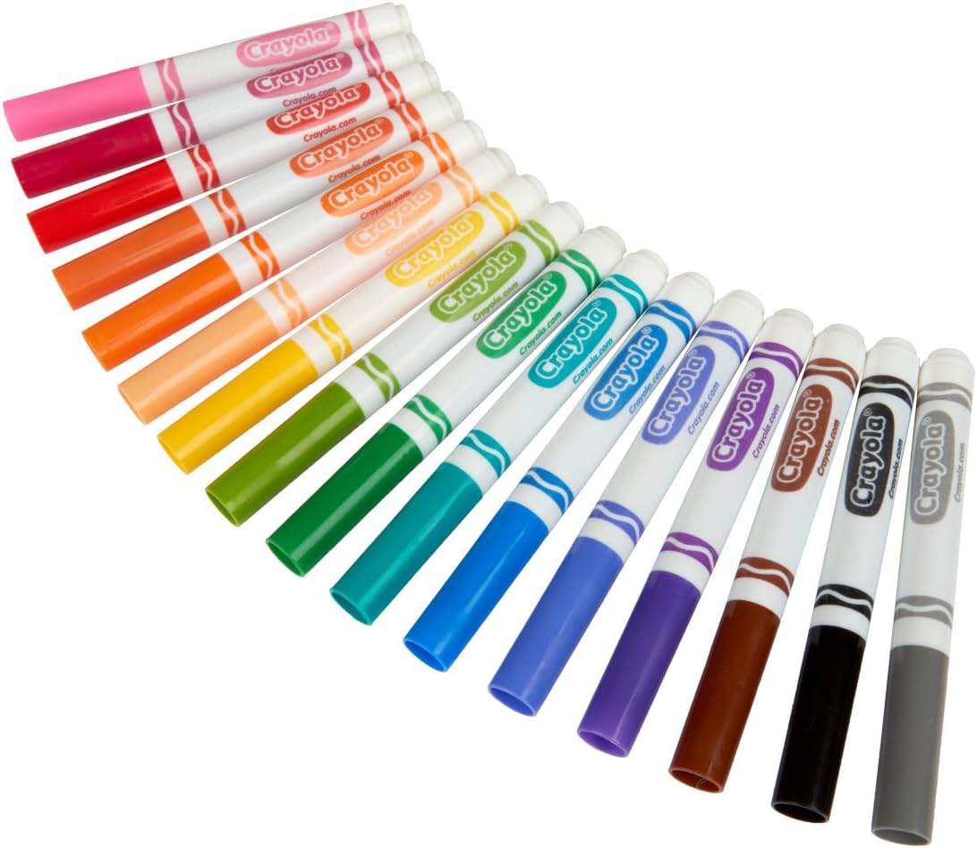 Thumbnail 3 de Crayola Broad Line Markers Classpack (256 Ct): Bulk Classroom Markers for Schools
