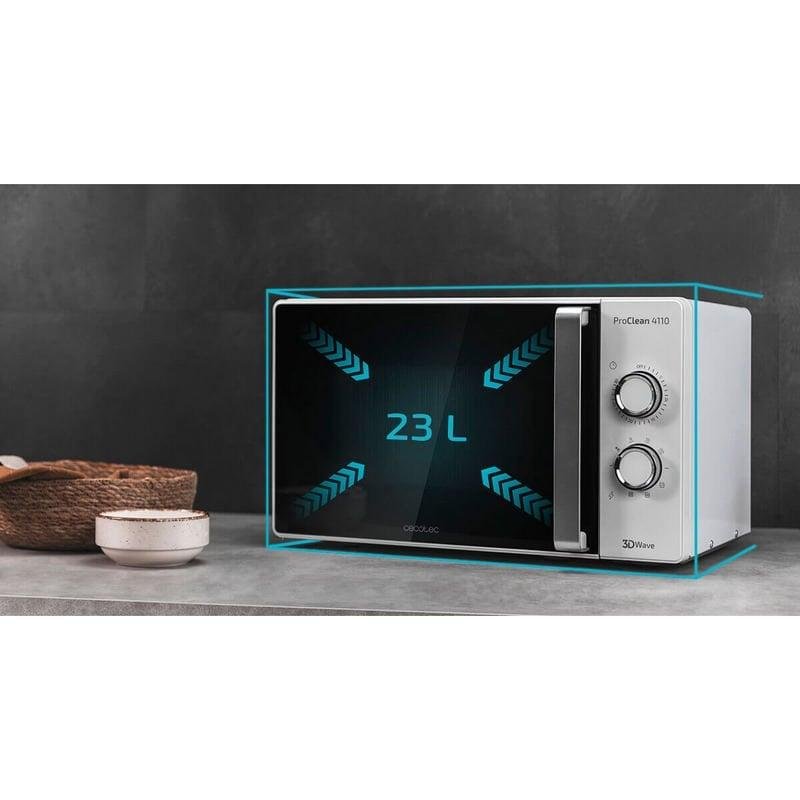 Thumbnail 2 de Cecotec ProClean 4110 Microondas con Grill 23L 700W Blanco