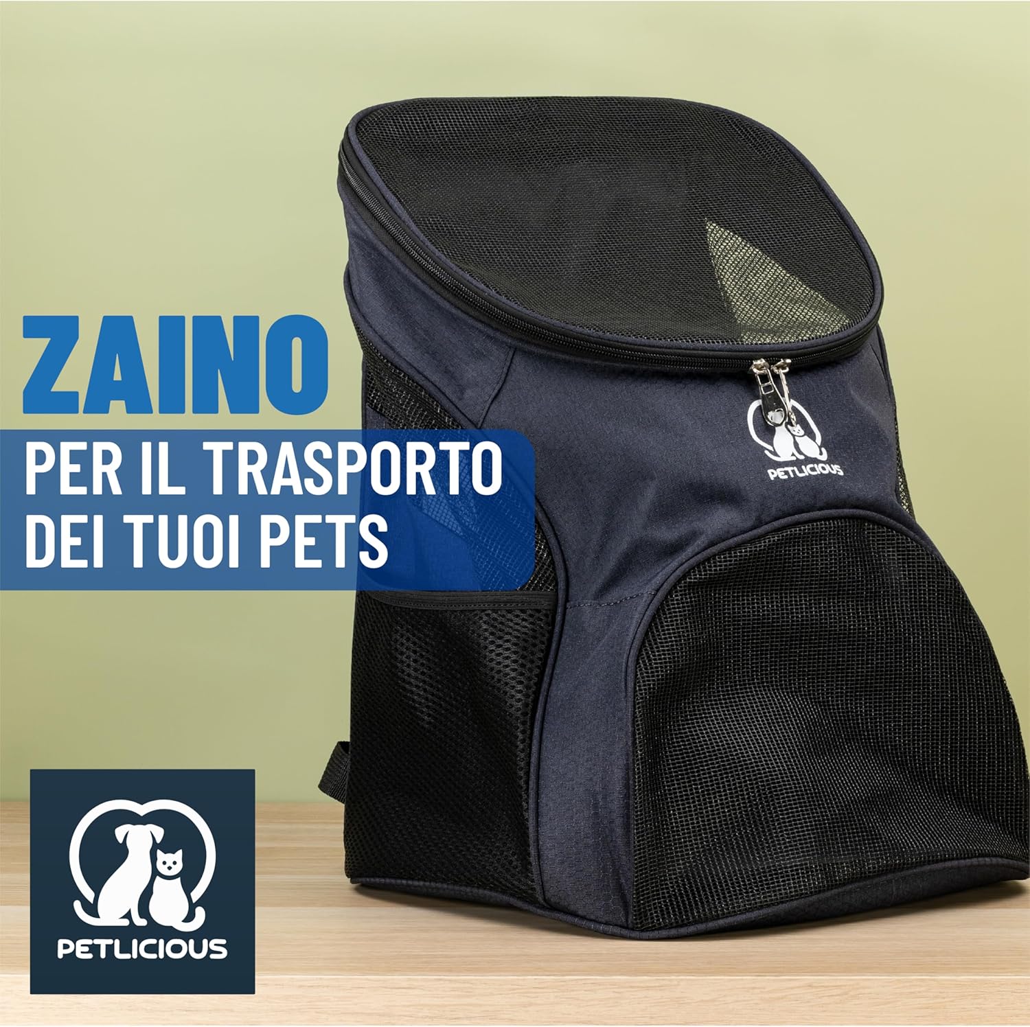 Detalle 2 de Trasportino morbido per cani e gatti