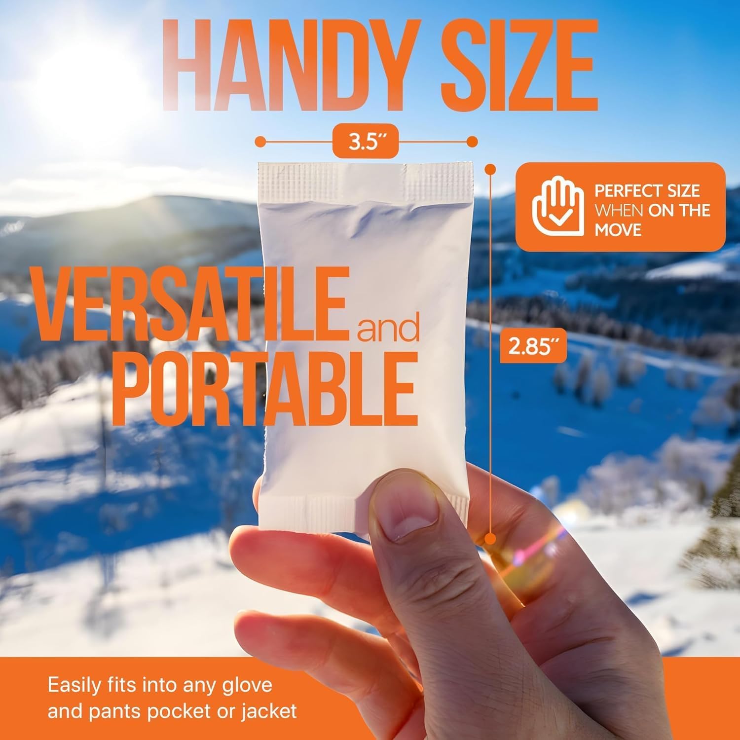 Detalle de Disposable Hand Warmers 11h 100 Pack