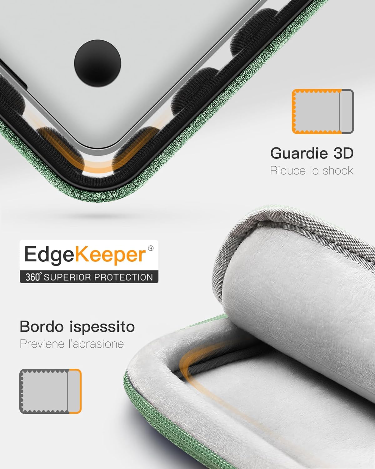 Thumbnail 2 de Inateck 360° Protezione Custodia per MacBook 13 pollici