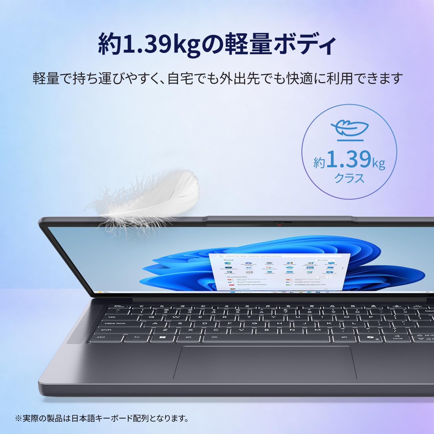 Detalle 2 de Lenovo IdeaPad Slim 3 83K9003KJP 14型ノートPC Ryzen 5 8640HS・16GB・512GB SSD