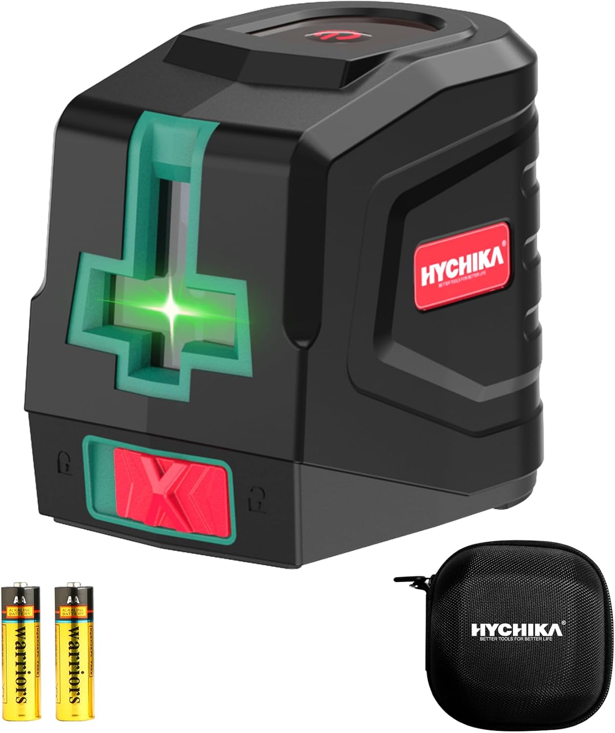 Niveau laser vert HYCHIKA – niveau laser autonivelant avec lignes vertes et mode manuel