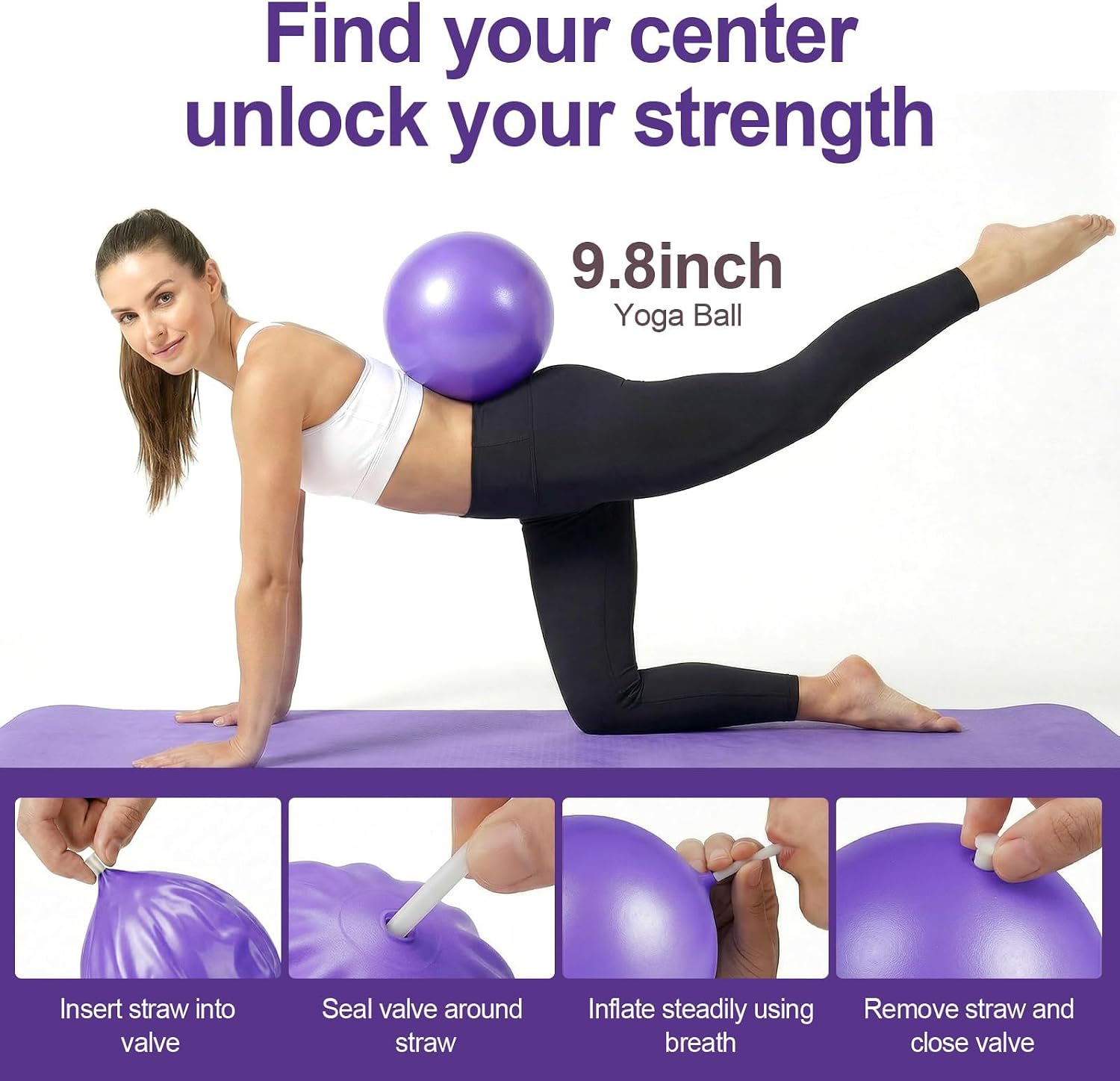Thumbnail 5 de ElaraFit Pilates Ring and Ball Set with 5 Bands ⚙