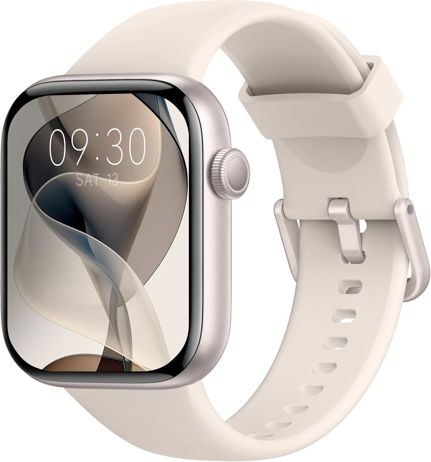 Detalle 1 de Smartwatch Damen/Herren mit Telefonfunktion – 1,85" HD Touch, IP68, 140+ Sportmodi, Schlaf- und Gesundheits-Tracking