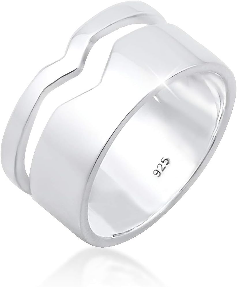 Detalle de Elli Damen-Bandring 925 Silber 0601812318