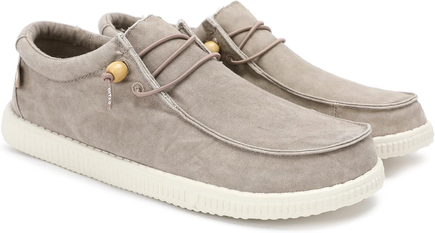 Detalle de Walk In Pitas WP150 Wallabi Washed: Mocasín casual sin cordones para urbano cómodo