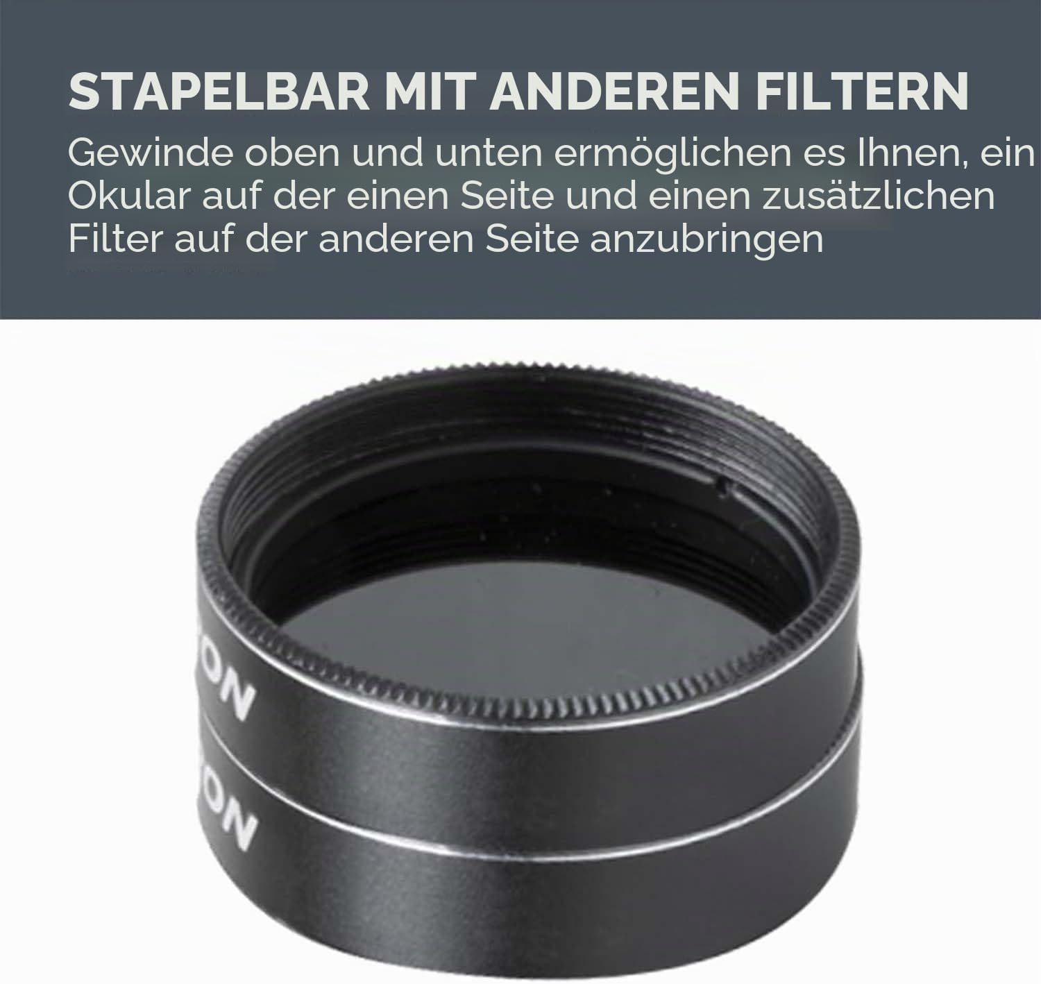 Thumbnail 5 de Celestron 94119-A 1.25 Zoll Mondfilter – Klarer Kontrast für Mond- und Planetenbeobachtungen