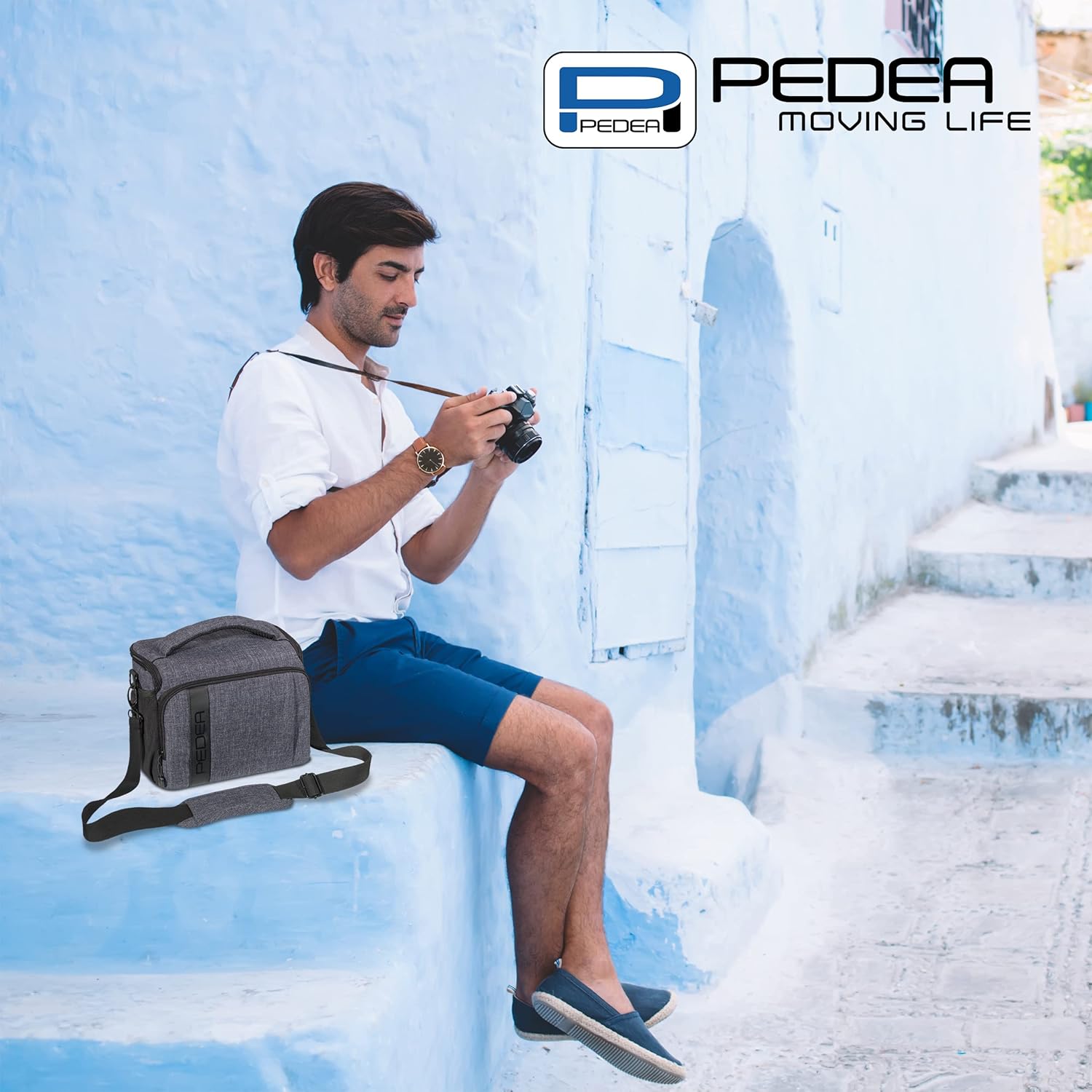 Thumbnail 5 de Pedea Fashion Kameratasche für Spiegelreflex DSLR - XL, grau