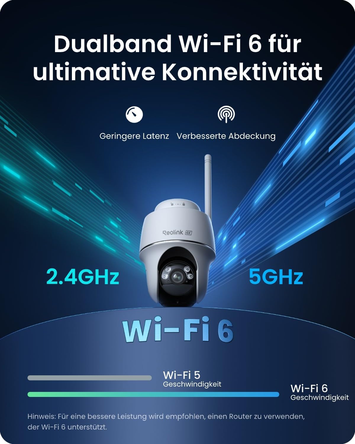 Thumbnail 3 de Reolink 4K PT Solar Überwachungskamera Außen Set – Kabellos, 360°-Schwenk, Farbnachtsicht, Solar & Home Hub