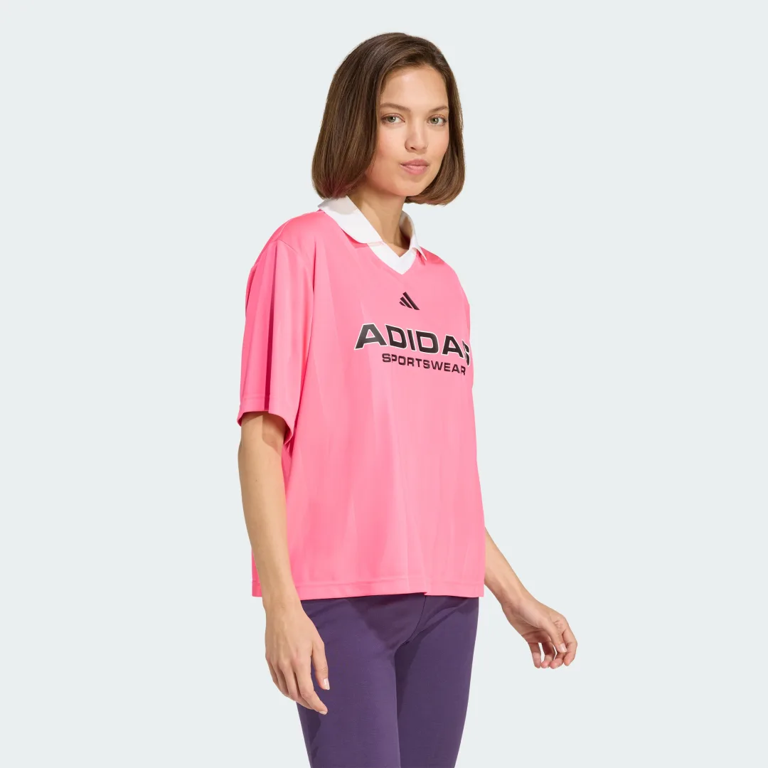 Detalle de Polo Tiro Rosa de Adidas | polo clásico para entrenamiento y ocio